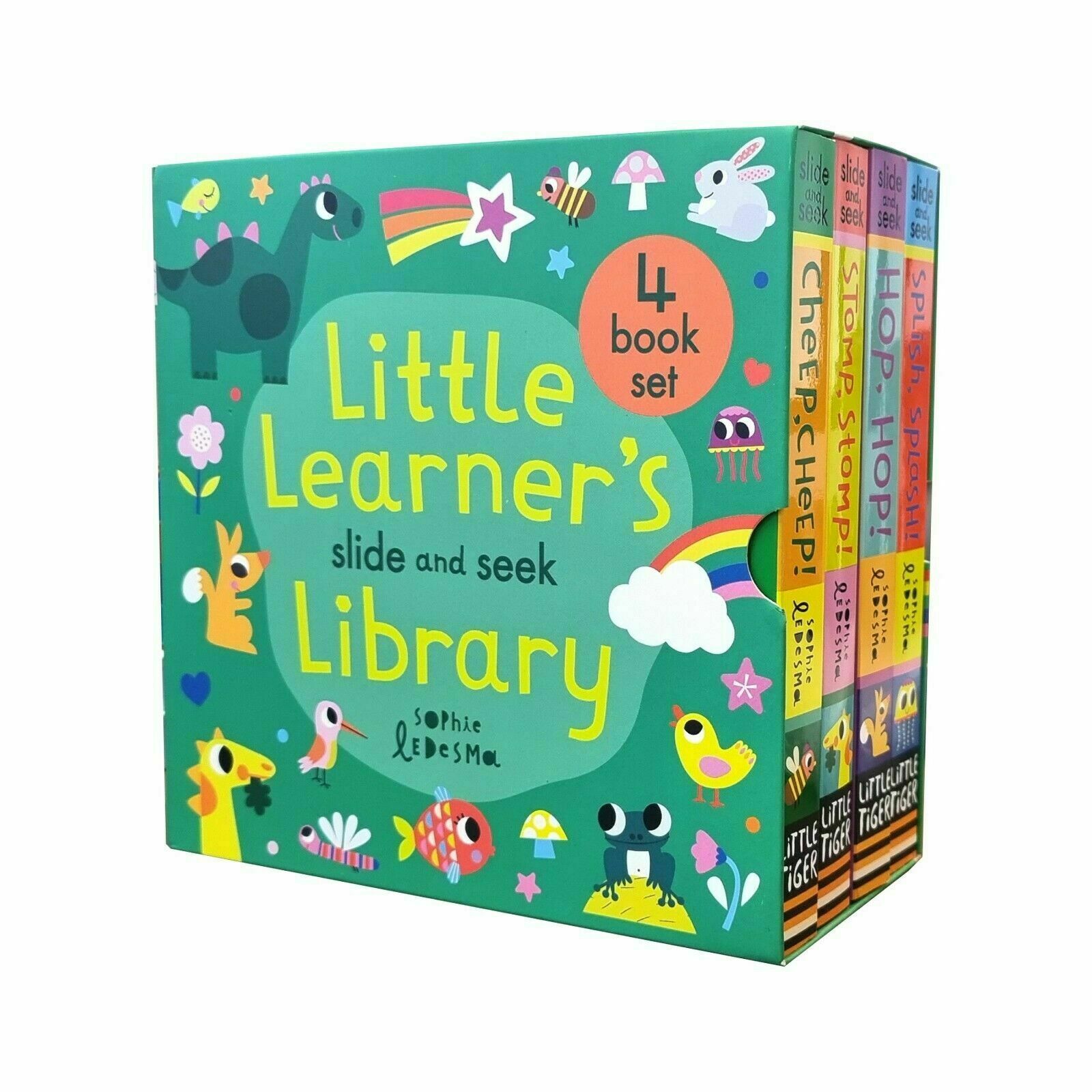 Sophie Ledesma Unisex Little Learner's Slide And Seek Series 4 Books Collection Box Set By - Ages 0–2 - Board Book - Image 2