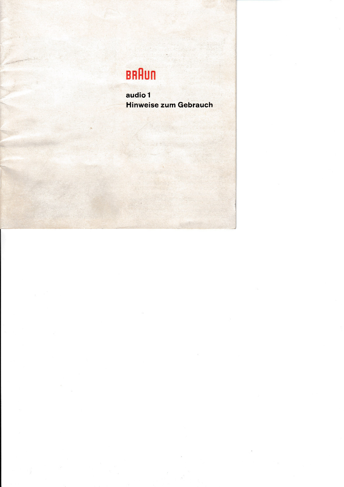 Braun AUDIO-1 vintage audio equipment - eBay listing photo 3