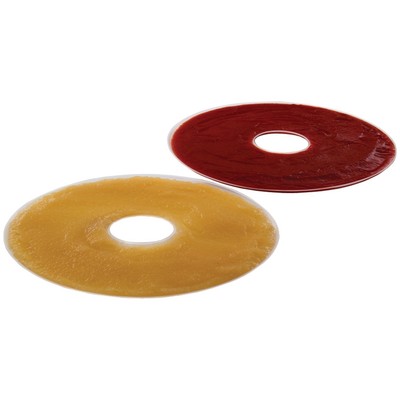 LSS-2-6 Round Clear Plastic 13 1/2'' Fruit Roll Sheets, Food Dehydrators, White