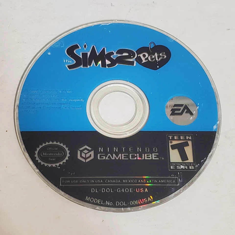 Sims 2: Pets (Nintendo GameCube, 2006) - Image 2 of 4
