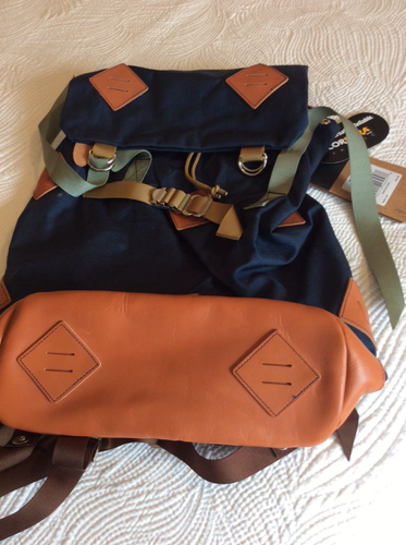 north face vintage inspired leather bottom 70 guide pack new with tags