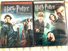 Harry Potter DVDs Lot of 2 Order of the Phoenix And The Goblet Of Fire Pg-13
