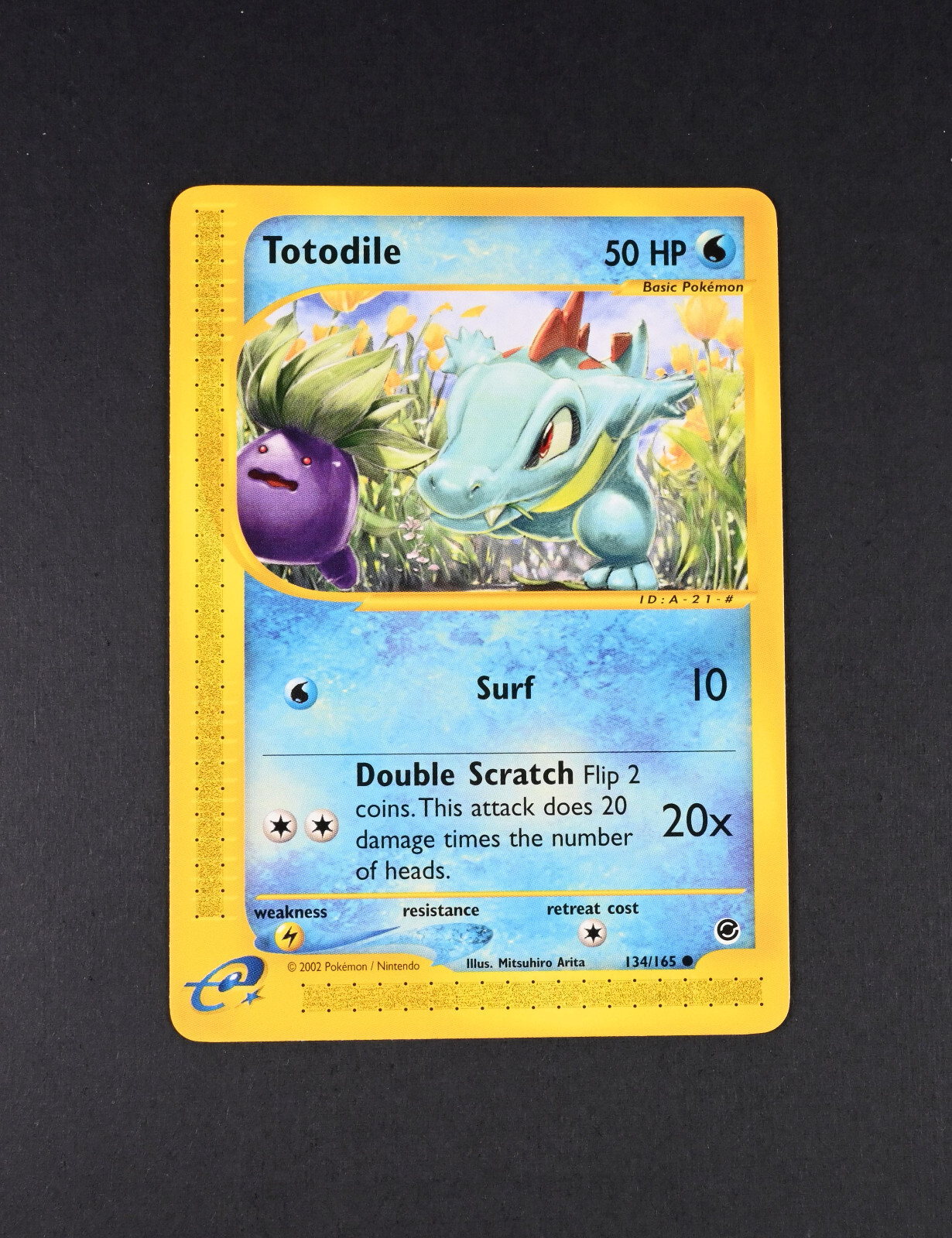 NM Totodile  134/165 Reg. Expedition Base Set Pokemon Card