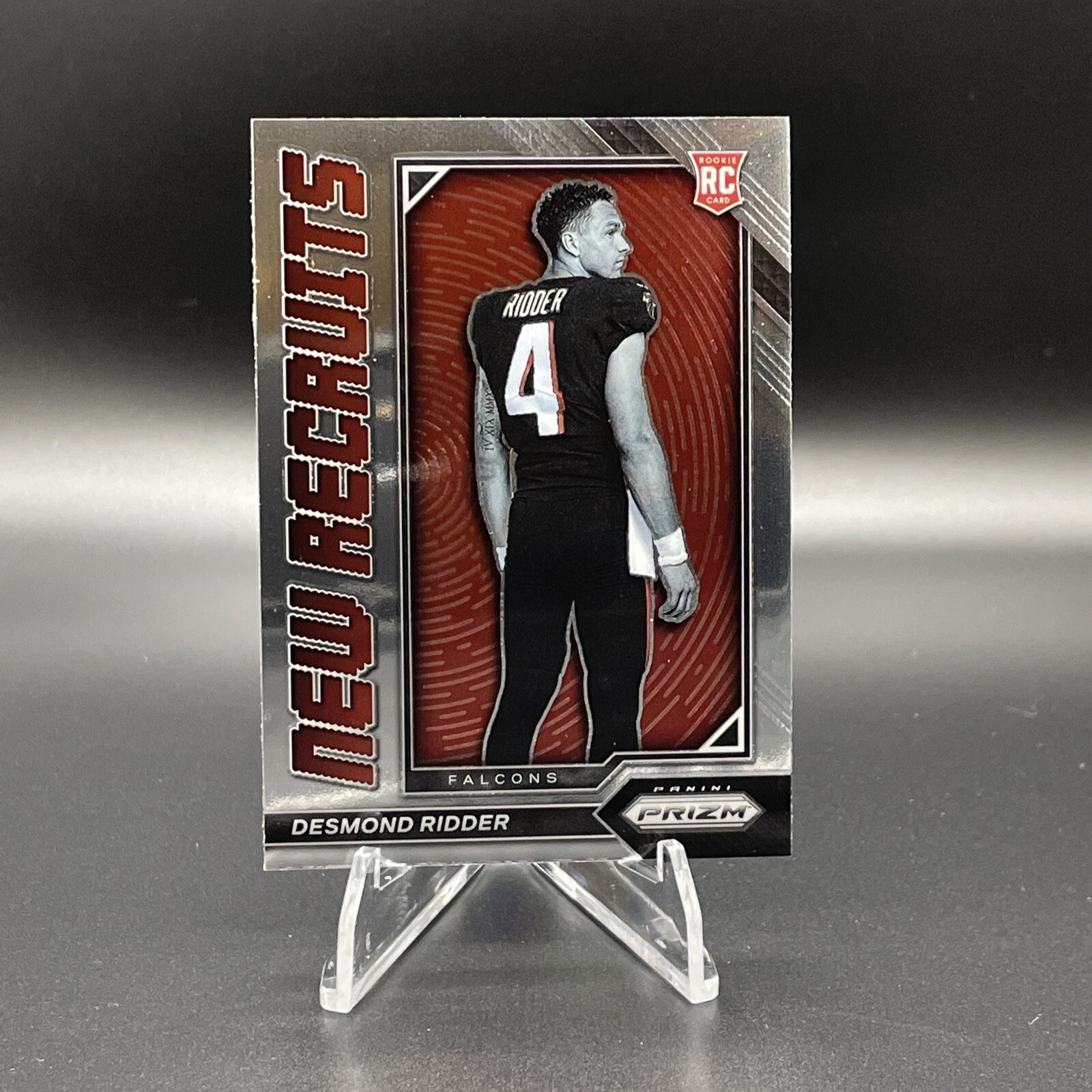 2022 Panini Prizm New Recruits Desmond Ridder RC NR-2 Atlanta Falcons