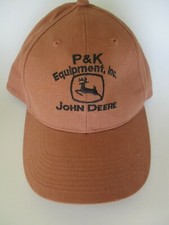 Vintage John Deere Mesh Hat Trucker Farmer Cap P  K Equipment INC