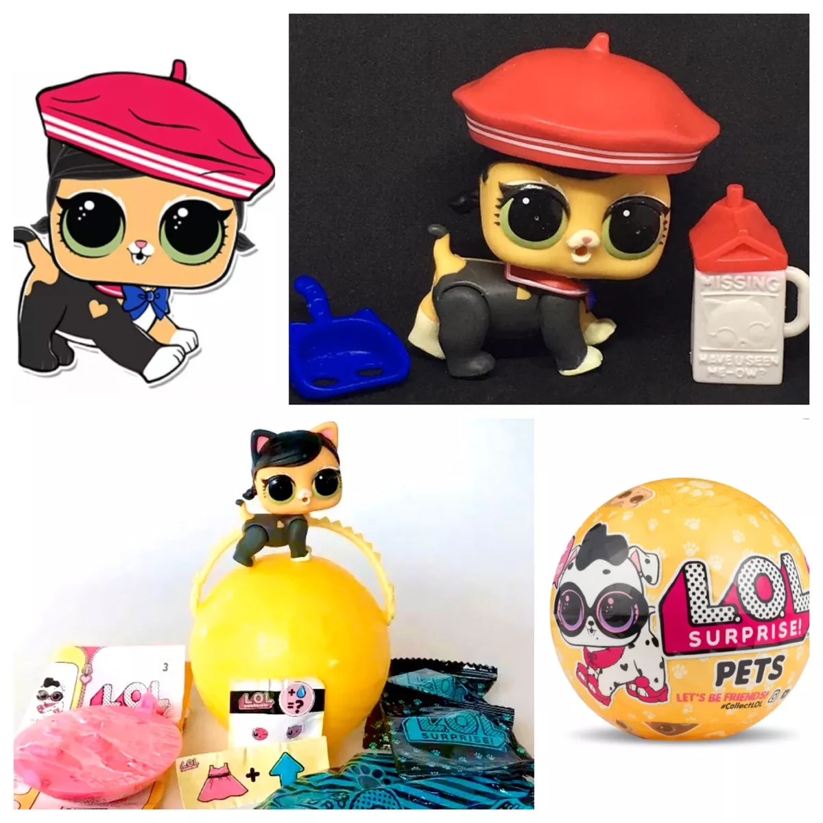 LOL Surprise Fuzzy Fan Series 2 Doll Fanime Pet Kitty Cat PETS