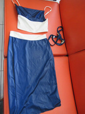 New Women Crop+ Skirt Sexy Bandage Bodycon 3 Piece Sleeveless Club wear Dress!!