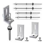 Solar Stockschraube Edelstahl Stockschrauben M10 x 200mm 250mm PV Photovoltaik