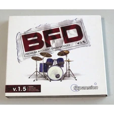 BFD Premium Acoustic Drum Module V.1.5 (2 Disc Set) Windows Mac FXpansion 2004