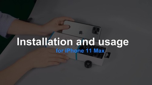 APEXEL 11in1 Cell Phone Camera Lens Kit Macro Wide Angle CPL for iPhone Android - Film 1 z 1