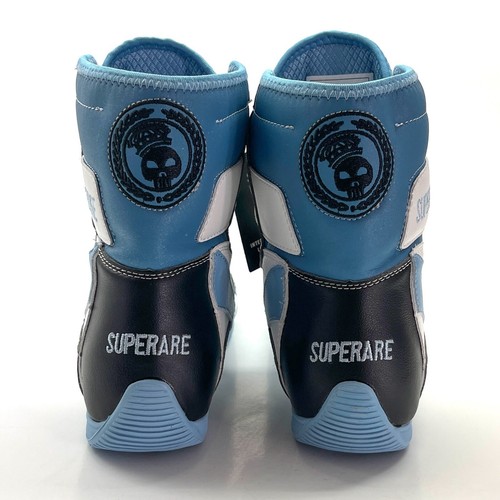 SUPERARE SE scarpe da boxe uomo blu bianco nero EU 39,5 US 5,5 - Foto 13 di 22