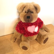 Valentine s Day Hearts Teddy Bear Heartfelt Collections 1997 Jointed Toy Vintage