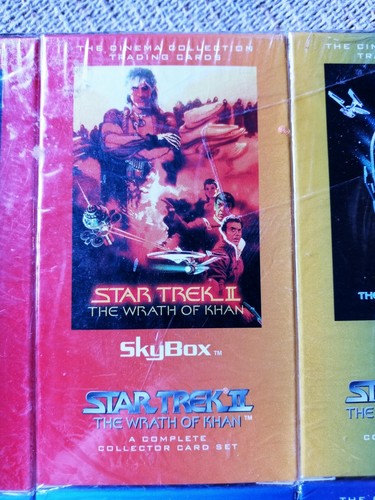 1994 Star Trek THE CINEMA COLLECTION 6 sets of Trading Cards in box MINT NEW 42 - Picture 6 of 9