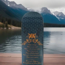 Untitled Skateboard Deck Skate Board Peace Christian Signed Jared Lee Jud Heald