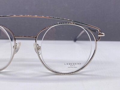 Liebeskind Brille Damen Rund große Gläser  silber chrome Panto 11040 germany