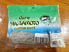 Gary Yamamoto Custom Baits Lizard - Clear/Large Black Flake
