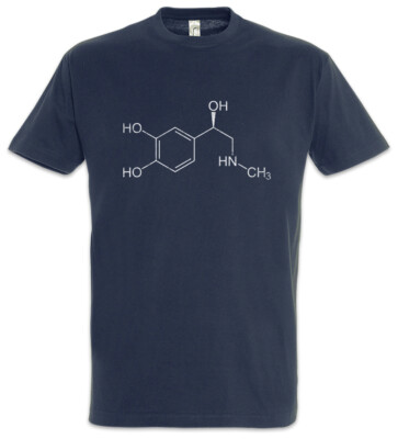 Adrenalin Molecule Lifting T-Shirt Chemistry Chemist Science Scientist Formula