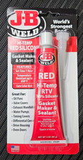 JB Weld 31314 High Temperature Heat Hi-Temp Red Acetoxy Silicone Gasket Maker
