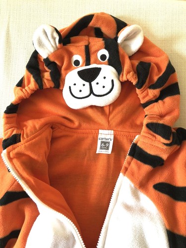 Carter’s Tiger Costume 6-9M Halloween Costume Baby Infant Child Cat Kitty - Picture 3 of 4