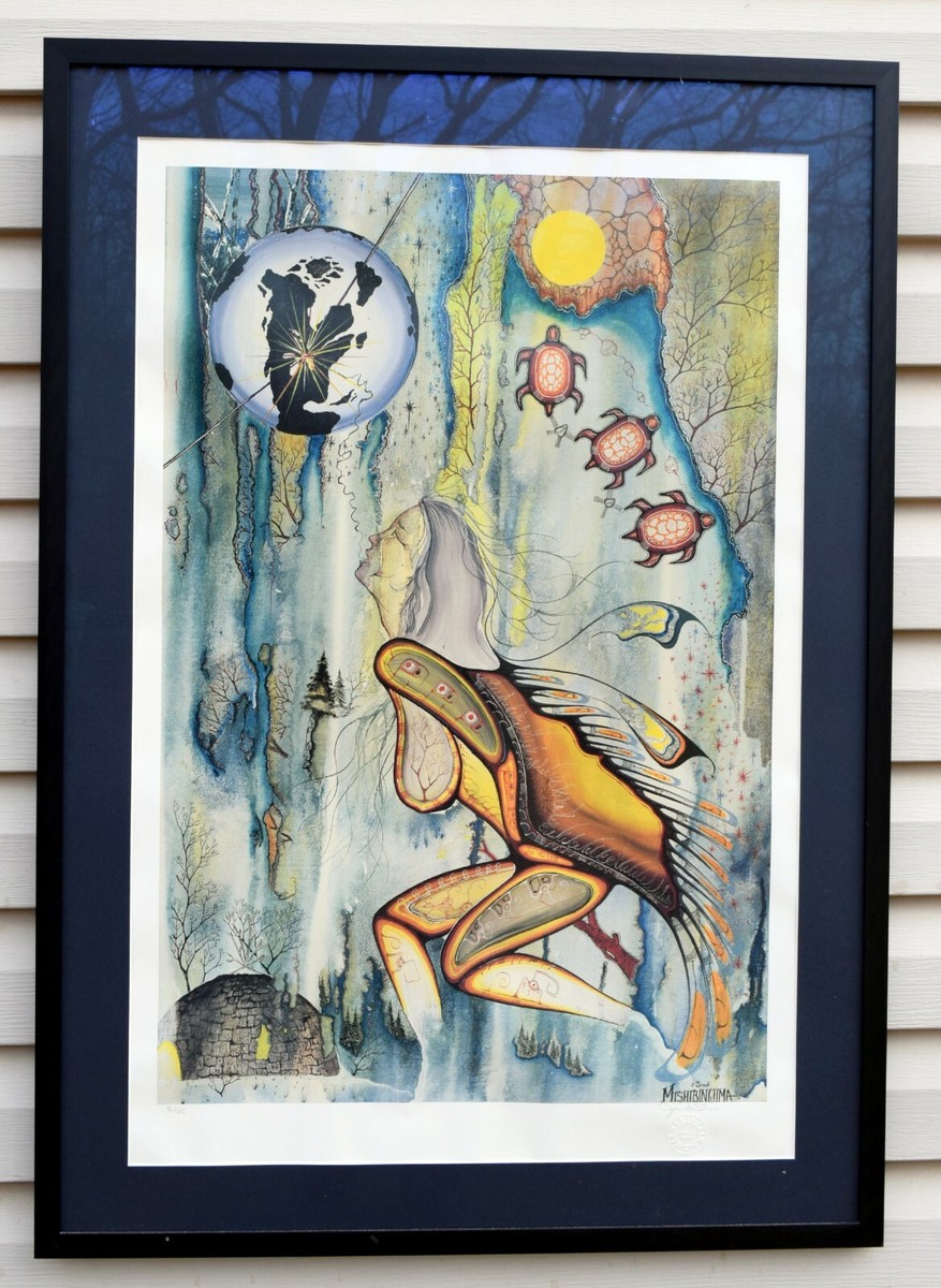 Native Art by James Simon MISHIBINIJIMA | eBay