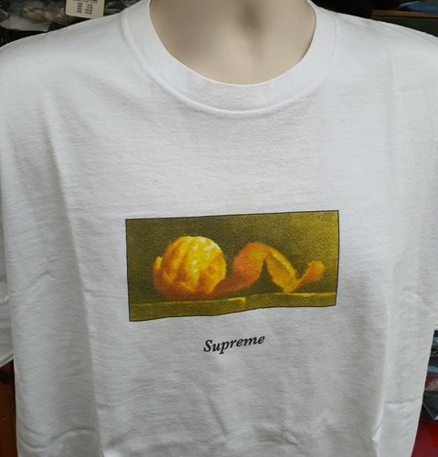 FW15 Supreme Peel T-Shirt Taille XL T-Shirt Orange Rare - Photo 5 sur 11