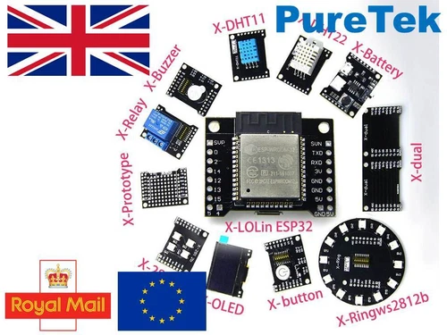  X-Project X-ESP32 X-ESP8266 & X-Schilde kompatibel mit NodeMCU & Arduino