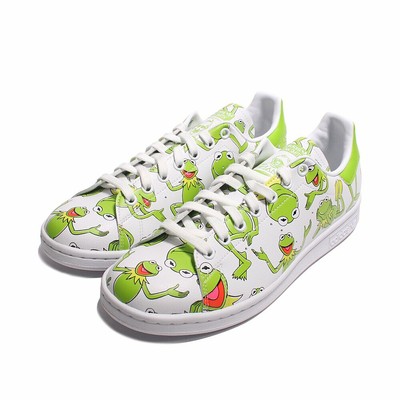 adidas Stan Smith Kermit The Frog All Over Print FZ2707 Men's Sneakers  Muppets | eBay