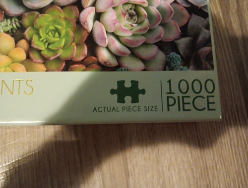 Desert Succulents 1000 Piece Jigsaw Puzzle For Ages 12+, 27"x 21.5" New, Sealed - Picture 5 of 5