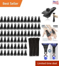 60PCS Upgrade Large Tarp Clips Heavy Duty Lock Grip Tarp Clamps Thumb Screw T...