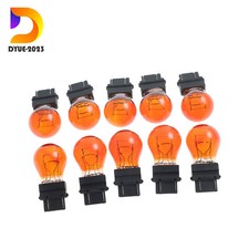 Pack Of 10 3157 Amber Bulb Auto Bulb Automotive Bulb Side Marker Parking Lamp Pack Of 10 3157 Amber Bulb Auto Bulb Automotive Bulb Side Marker Parking Lamp