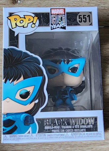 Funko Pop Black Widow #551 Marvel 80 años