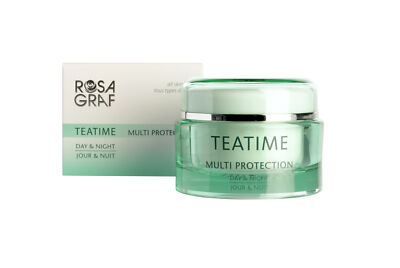 Rosa Graf Teatime Multi Protection 24 h Cream Feuchtigkeit durch grünen Tee