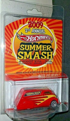 HOT WHEELS 2009 2ND ANNUAL SUMMER SMASH AUGUST 27TH-30TH RED DECO DELIVERY HTF! 