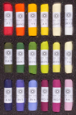 Unison Artists Soft Pastel Box Set - 18 Botanical Colours - LIMITED EDITION