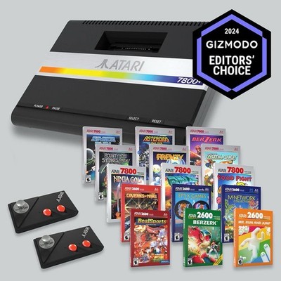 *Brand New* Atari 7800+ GAME ON MEGA BUNDLE with 2 Controllers