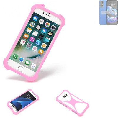 Bumper für HTC Wildfire E3 Lite Silikon Hülle Softcase Stoßschutz Kantenschut
