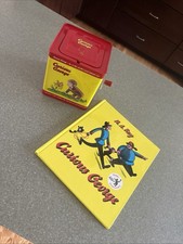 Curious George Jack-in-the-Box Metal Toy Classic for Ages 2-7 Book 60th Anniver