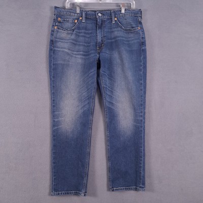 Levis Jeans Mens 34x30 Blue Stretch Denim 541 Athletic Tapered Western Cowboy