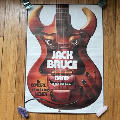 JACK BRUCE Band Concert Germany 1974 Gunther Kieser Original Cream Guitar RARE!