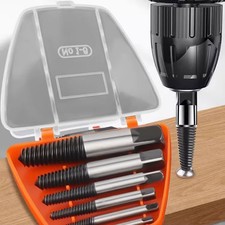 Precision Thread Screw Extractor Kit for Damaged Bolts Screws Pipe Use