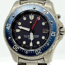 Used working SEIKO 5M45-6A30 SCUBAMASTER AGS GMT All original Battery from Japan