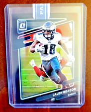 Jalen Reagor 1/1 Prizm BLACK 2021 Optic Chargers Patriots Eagles