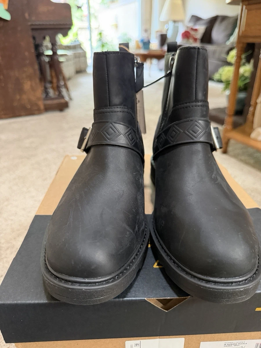 Florsheim Men\'s  Verge Gore Black Leather Slip-On Fashion Sneakers 11.5M Teva Shoes for Men for sale | eBay main image 2