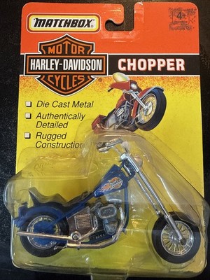 NEW  Matchbox Harley Davidson 1:18 Chopper Motorcycle - Die Cast Metal NIB