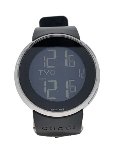 GUCCI DIGITAL Display 114-2 Black Unisex Wristwatch