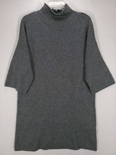 Baci Womens Sweater Dress Med/Large Gray