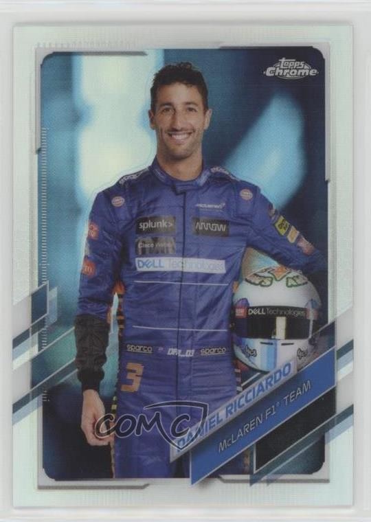 2021 Topps Chrome Formula 1 F1 Racers Refractor Daniel Ricciardo #5 0p70