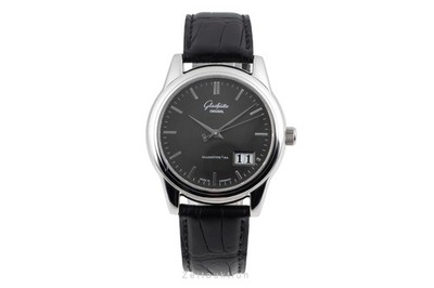 Glashütte Senator Panoramadatum Stahl Automatik Herrenuhr Ref. 1-39-42-14-24-04