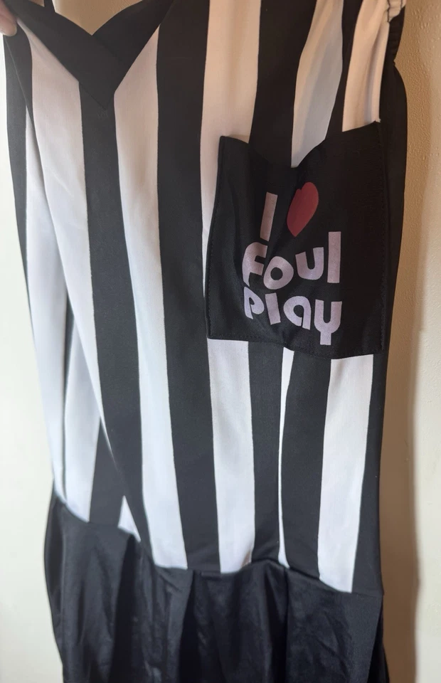 Sexy Disfraz de Árbitro Deportivo Fútbol Foul Play Elegante Halloween Adulto Foto 4 de 4