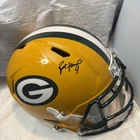 Brett Farve Autographed Full Size Replica Packers Helmet (Radkte COA) Read!